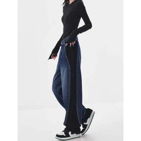 Women Wide Leg Sweatpants High Waisted Baggy Lounge Pants Pockets - Picture 3 of 5